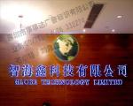 金属背发光字（底座为透明亚克力）